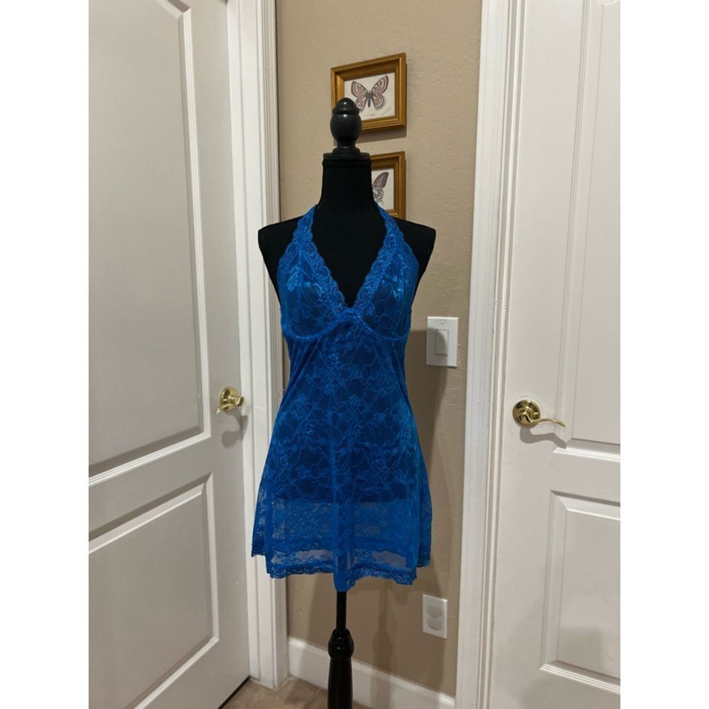 Women's Frederick's of Hollywood Lingerie Size L Blue